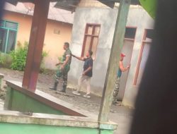 Seorang Oknum TNI Diduga Lakukan Tindakan Arogansi Kepada Masyarakat di Galela Barat