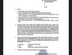 Kepala Desa Lola Laporkan Pers KPK Sigap ke Polda Maluku Utara Terkait Pencemaran Nama Baik