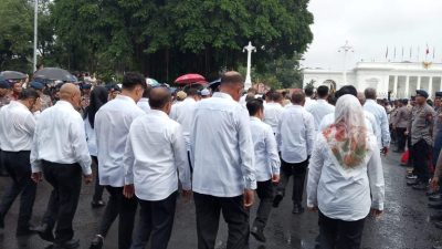 Gladi Bersih Pelantikan Kepala Daerah Digelar di Monas