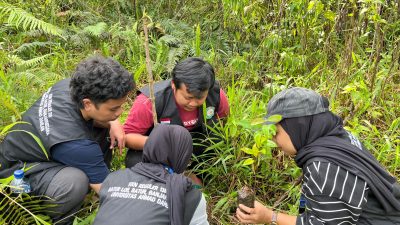 Kerja Sama Lestarikan Lingkungan, Mahasiswa KKN Reguler UAD Unit II A 2 dan Pemdes Batur Gelar Reboisasi
