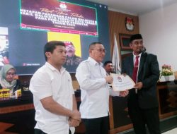 KPU Kota Ternate Tetapkan Paslon Tauhid-Nasri Sebagai Pemenang Pilkada 2024