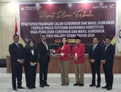 Sherly-Sarbin Resmi Ditetapkan Sebagai Gubernur dan Wakil Gubernur Maluku Utara 2025-2030