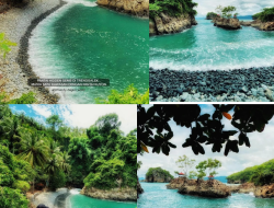 Pesona Pantai Watu Pawon Trenggalek: Destinasi Favorit Liburan Idulfitri 2025