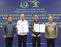 Penandatanganan PKS JAM INTEL dengan DITJEN AHU Kuatkan Sinergi Penegakan Hukum dan Optimalkan Pertukaran Data Informasi