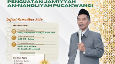Upgrading Penguatan Jam’iyyah An-Nahdliyah Pucakwangi, KH. Umar Faruq Tekankan Pentingnya Soliditas NU