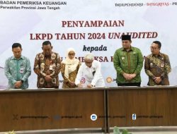Pemkab Grobogan Serah LKPD Unaudited 2024 ke BPK RI Perwakilan Jateng