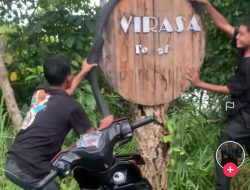 Warga Togafo Murka! Kelompok Remaja Terekam Rusak Fasilitas Wisata Baru