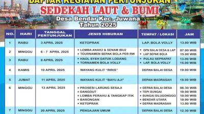 Sedekah Laut dan Bumi 2025 Desa Bendar Juwana: Tradisi, Hiburan, dan Doa
