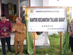 Kecamatan Taliabu Barat Resmi Pindah ke Desa Kawalo, Bupati Aliong Mus Penuhi Janji Lama