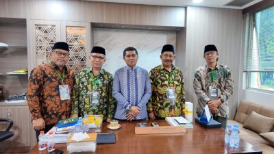 Silaturahmi Al Jam’iyatul Washliyah Malut dengan Senator Hasbi Yusuf, Komitmen Majukan Umat