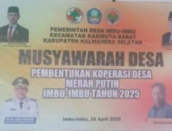 Gelar Musyawarah Pembentukan Koperasi Merah Putih; Begini Harapan Masyarakat Desa Imbu-Imbu