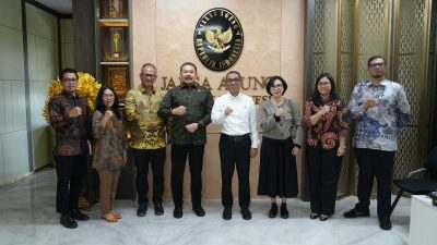 Jaksa Agung Terima Kunjungan Mendiktisaintek, Kerja Sama Pendampingan Program Bidang Pendidikan Tinggi