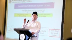Jadi Pembicara di Rakernas BWI, Menteri Nusron Tegaskan Target Sertipikasi Wakaf hingga 2028