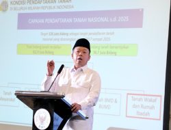 Jadi Pembicara di Rakernas BWI, Menteri Nusron Tegaskan Target Sertipikasi Wakaf hingga 2028