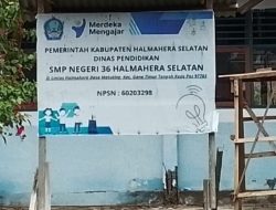 SMP 36 Desa Matuting Butuh Perhatian Serius. Fasilitas Minim, Guru Kurang