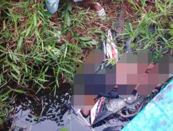 Warga Temukan Pria Tewas Bersama Motornya di Kali Kecil Perbatasan Lelewi–Tagia