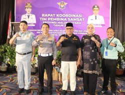 Tingkatkan Kepatuhan Wajib Pajak, Sekda Malut Pimpin Rakor Tim Pembina Samsat 2025