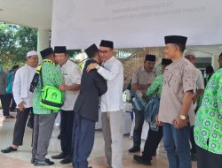 Penyambutan Kepulangan jamaah umroh kabupaten Halmahera Barat oleh Wabub Halbar