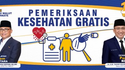 DPW dan DPD NasDem Ternate Bersinergi Gelar Aksi Sosial Pemeriksaan Kesehatan Gratis untuk Rakyat