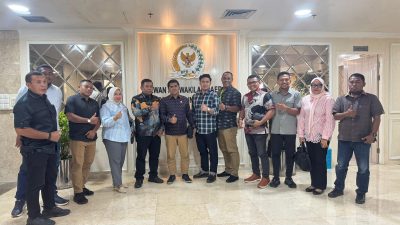 DPRD Kota Tidore Temui Senator Hasby Yusuf Bahas Popnas, GORT, dan Penguatan Sarana Prasarana Olahraga