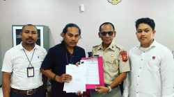 Kuasa Hukum Katam Julfandi Serahkan Laporan Dugaan Tambang Ilegal PT Position ke Polda Malut