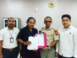 Kuasa Hukum Katam Julfandi Serahkan Laporan Dugaan Tambang Ilegal PT Position ke Polda Malut