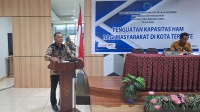 KemenHAM Dorong Komunitas di Ternate Jaga Lingkungan, Syarif Tjan Ini Hak Dasar Manusia