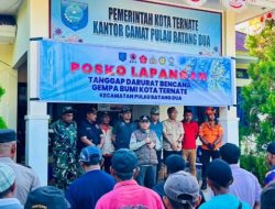 Korban Gempa Batang Dua Dapat Perhatian Penuh, Pemkot Ternate Kirim Bantuan Tahap II
