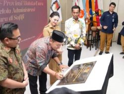 Perkuat Ibu Kota, KPU Malut Resmi Berkantor di Sofifi Disambut Gubernur Sherly Laos