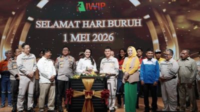 May Day IWIP 2026 Meriah, Gubernur Sherly, Pekerja Adalah Kunci Kemajuan Industri
