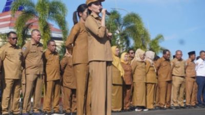 Apel ASN Malut, Sherly Tekankan Disiplin, Infrastruktur, hingga Reformasi Layanan Kesehatan