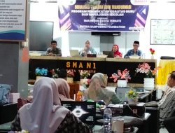 SMAN 1 Ternate Resmi Jadi Sekolah Pelaksana Program Guru Transformasi dan PJJ