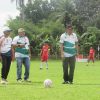 Kick-Off Simbolis Sarbin Sehe dan Makmur Gamgulu Resmikan Kompetisi Sepak Bola Porprov V Malut