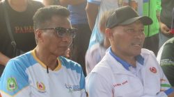 Ketum KONI Sarbin Sehe Saksikan Pertandingan Muaythai Porprov V, Halut Borong 7 Medali Emas