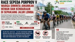 81 Kilometer Adu Cepat, Pemkab dan Polres Halut Ajak Warga Dukungan Demi Kelancaran Balap Sepeda Porprov 