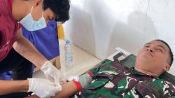 Jelang HANI 2026, BNN Bersama TNI dan RSUD Sukses Gelar Donor Darah Serentak