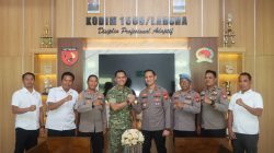 Kapolres Halsel Perkuat Sinergi TNI dan Kejaksaan melalui Silaturahmi Lintas Institusi