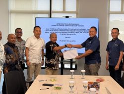 Sekda Haltim Dampingi Penandatanganan Kontrak PT PCM–PT ANTAM, Tonggak Baru Penguatan BUMD