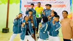 Ternate Dominasi Taekwondo, Raih Juara Umum POPDA XII Maluku Utara di Morotai