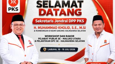 Iwan N. Apresiasi Kunjungan Sekjen DPP PKS ke Halmahera Selatan, Perkuat Sinergi Pelayanan kepada Masyarakat