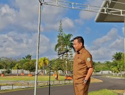 Apel Gabungan, Sekda Haltim Desak OPD Selesaikan Semua Penginputan E-Dalev