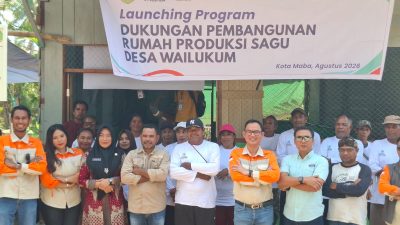 Potensi Sagu Wailukum Dikembangkan, PT Position Serahkan Fasilitas Produksi Lengkap