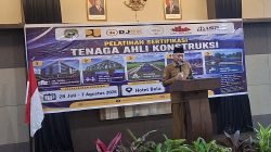Pelatihan Sertifikasi Dibuka, Wagub Malut Tekankan Pentingnya SDM Konstruksi Berdaya Saing