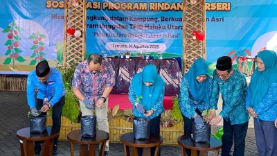 BI Malut Ajak Warga Tanam Rica dan Kangkung untuk Kendalikan Inflasi Daerah