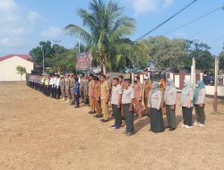 Hadapi Puncak Musim Kemarau, Polres Pulau Morotai Gelar Apel Siaga Karhutla