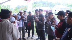Kapolres Halsel Terobos Pelosok Indari dengan Motor, Buka Dialog Kamtibmas