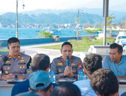 Kapolres Halsel Temui Pengemudi Ojek, Buka Ruang Dialog soal Kamtibmas
