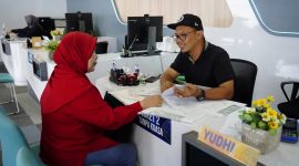 Masyarakat datang mengurus permasalahan tanah atau PERANTARAN di kantor ATR/BPN Banyumas. (12/09/26). DOK. LS/JR