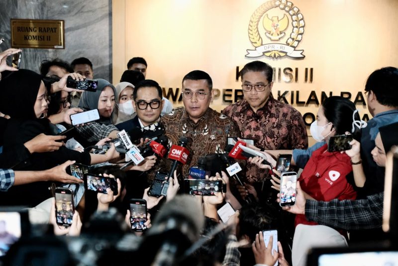 Wamen Ossy saat ditemui usai Rapat Kerja dengan Komisi II DPR RI di Jakarta. Selasa (15/09/2026). Dok. LS/FA