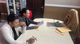 Tim Kuasa Hukum Karyawan dari Kantor Hukum LH & REKAN (Lukman Harun, S.H., Fahmi Anakoda, S.H., Syahrul Yasim, S.H., dan Julfandi Gani, S.H.) secara resmi telah melayangkan Laporan dan Pengaduan Resmi ke DisnakertransProvinsi Maluku Utara. Senin, (21/09/26). Dok. Istimewah
